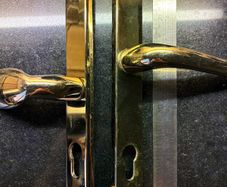 Brass-plated Door Handles