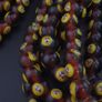 Vintage Middle Eastern Old Face Glass Beads Necklace Image 5