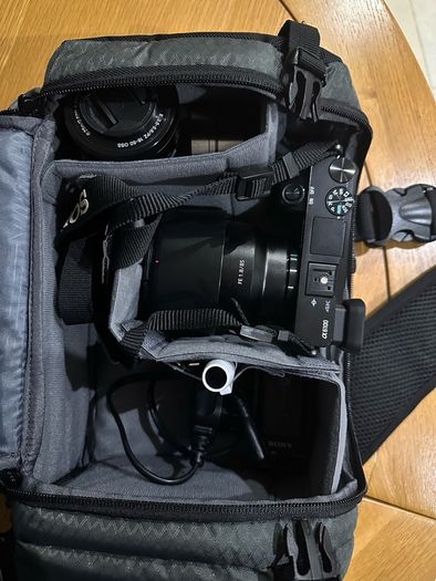 SONY Alpha A6100 Digital Mirrorless Camera with 3 lenses