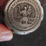 Vintage Saint Christopher Bicycle Bell Works in used condition, Reads: Sancte Christophore Iter Nostrum Protege ,For protection on your journey ,sold as seen ,collectors item, buyer collects or pays postage thank you. Image 4