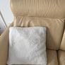 Free - Leather recliner sofa in cream-available end April Image 4