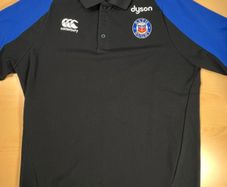 Bath Rugby Union 2010s Short Sleeve Polo Shirt Canterbury Size L Adult - Vapodri