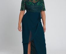 Virgos Lounge Curve Embellished Ariann Maxi Dress