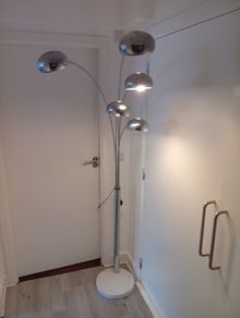 Deluxe Arch 5 Lights Chrome Floor lamp