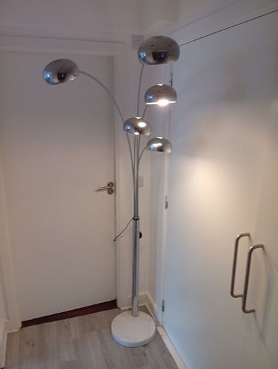Deluxe Arch 5 Lights Chrome Floor lamp
