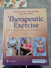 Therapeutic Exercise: Foundations and Techniques (8th Edition) by Kisner & Colby