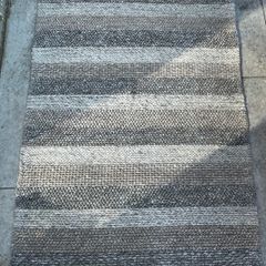 rug Katherine Carnaby carpet woven stripe pattern beige grey new