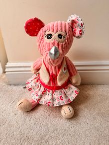 Plush Deglingos The Mouse Original Poppies approx. 29 cm. Used Please see photos