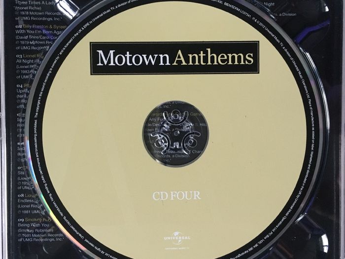 Motown [2012] Motown Anthems (4CD Digipak Album)