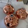3 Bronze pendant light shades Image 2