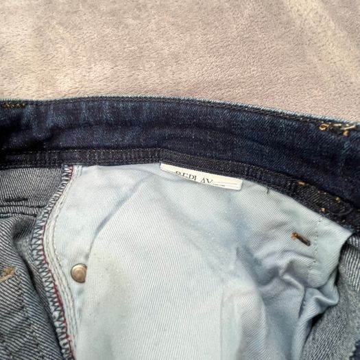 Replay Mens Rocco Jeans W34 L31 Indigo - Zip Fly