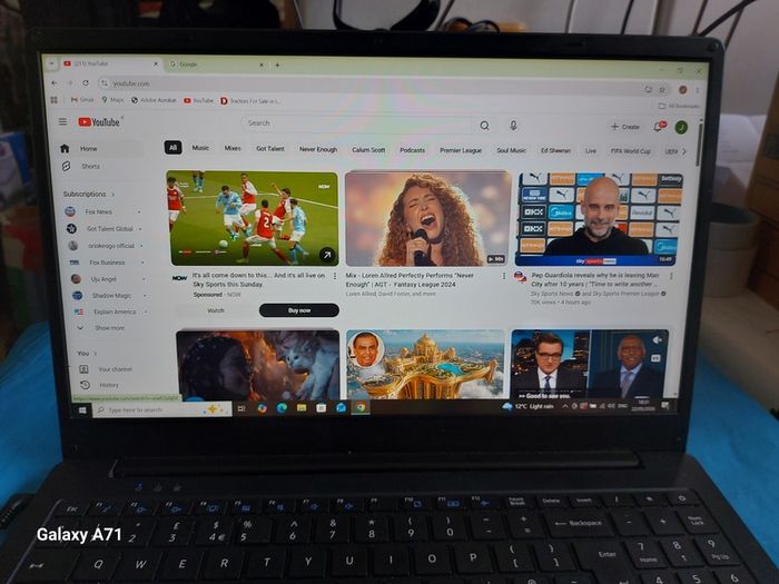 Dynabook Sattelite Pro, Intel Core i3-1005G1 CPU, 1.2GHz, 8GB Ram, 128GB SSD, Windows 10 Pro, Microsoft Edge, Chrome