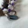 "All that Glisters" Precious Stone Necklace.(Handmade in Ireland) Image 4