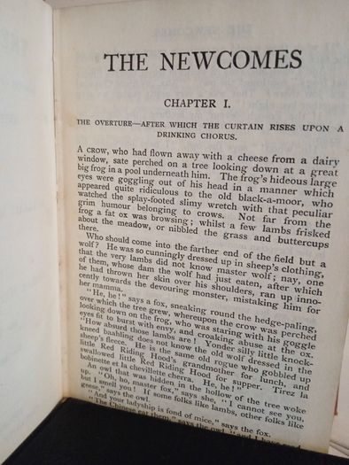 The Newcomes: Memoirs of a Most Respectable Family by William Makepeace Thackeray. Edited by Arthur Pendennis (HQ108)