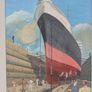 Peter Brown " Parima" in dry docks, 1949 oil  picture Image 2