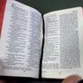 Small morocco bound standard version Bible in original box Image 6