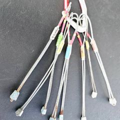 1990s Vintage Climbing Gear Nut set on Wire