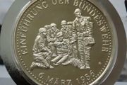 German Military coin-medal stamp cover 1956 - 1996