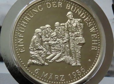 German Military coin-medal stamp cover 1956 - 1996