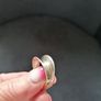 Stg Silver Lip Design Ring Image 3
