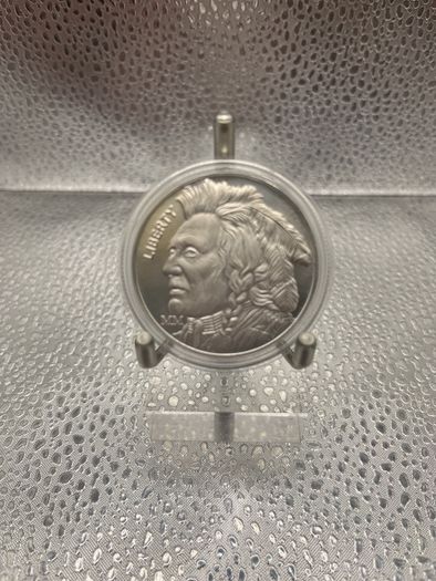 1oz Fine 999 Silver Bullion Liberty Indian Buffalo Round.