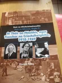 Leaving Cert History book in Irish