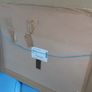 Large blue door picture in frame collection only Image 3