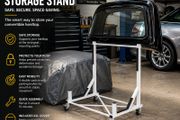 XXL Hardtop Stand with 4 Lockable Wheels Including Cover