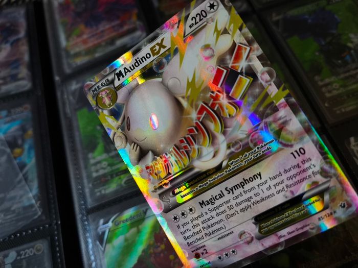 MAudino EX ! Ultra Rare ! from Fates Collide Set ! 2016 ! Pokemon Card !