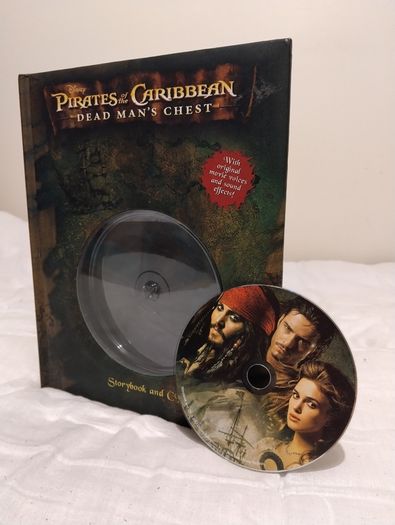 Pirates Of The Caribbean Hardback Book & Cd