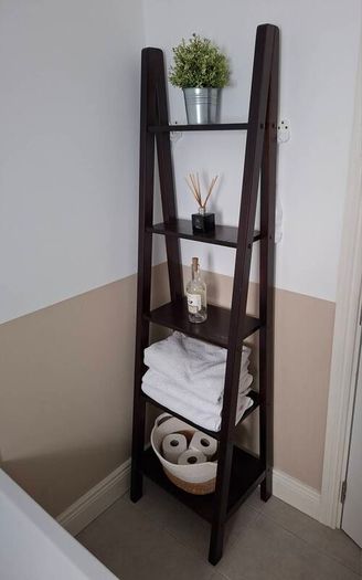 Ladder shelf