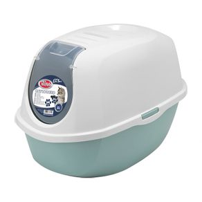 Pet Nova Cat Litter Box 54cm Blue Activated Carbon Filter
