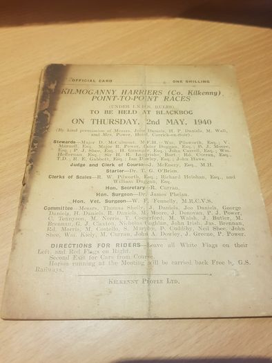 blackbog point to point race meeting cards