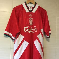 Liverpool Jersey. Official Adidas Mens Home Jersey. Season 1993-1995. Authentic Original From The Time. Not A Modern Remake.