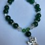 Handmade Glass & Crystal Archangel Raphael Bracelet Image 5