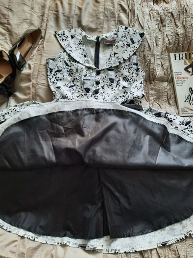 Vodoo Vixen 50s Style Retro Swing Dress - Size 14