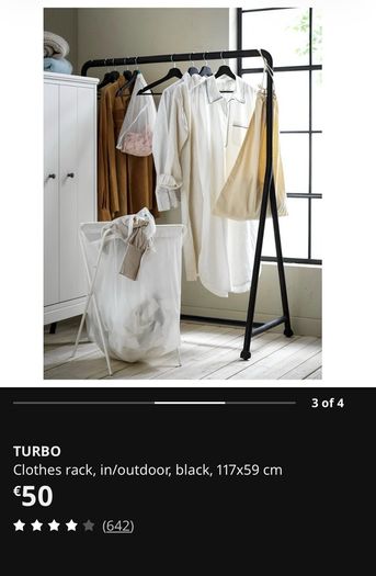 IKEA Turbo clothes  rail