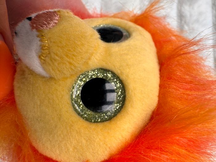 Bushy Teenie Beanie Boos Lion McDonalds 2017 approx. 8 cm. Used Please see photos