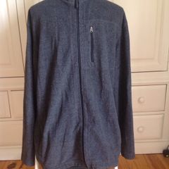XL Grey Fleece Maine Zipped Top