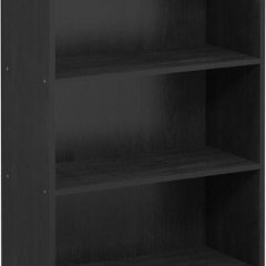 3-Tier Open Shelf Bookcase, Americano