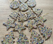 Beautiful Handcrafted China Mosaic Christmas Decorations