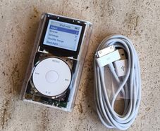 Clear iPod Mini 1st Generation 32GB CF