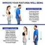 Adjustable Back Shoulder Posture Corrector Belt Clavical Spine Support Reshape Your Body Home Office Sport Image 6