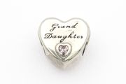 Vintage Signed Pandora 925 Sterling Silver Grand Daughter Charm