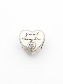 Vintage Signed Pandora 925 Sterling Silver Grand Daughter Charm