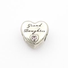 Vintage Signed Pandora 925 Sterling Silver Grand Daughter Charm