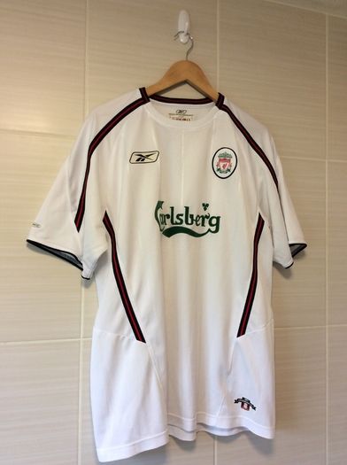 Liverpool Jersey. Season 2003/2004. Official Reebok Away Jersey From 2003. Authentic Original From 2003. Not A Modern Remake.