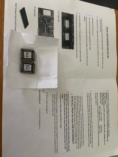 Set of chips vw t4 ACV ecu