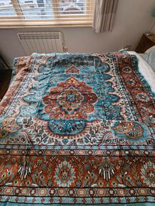 Indian Silk Woven Rug
