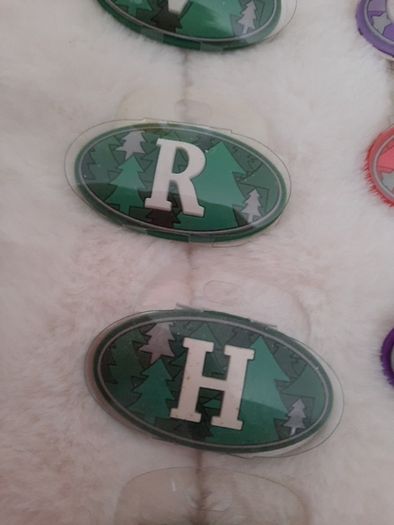 stick on initials